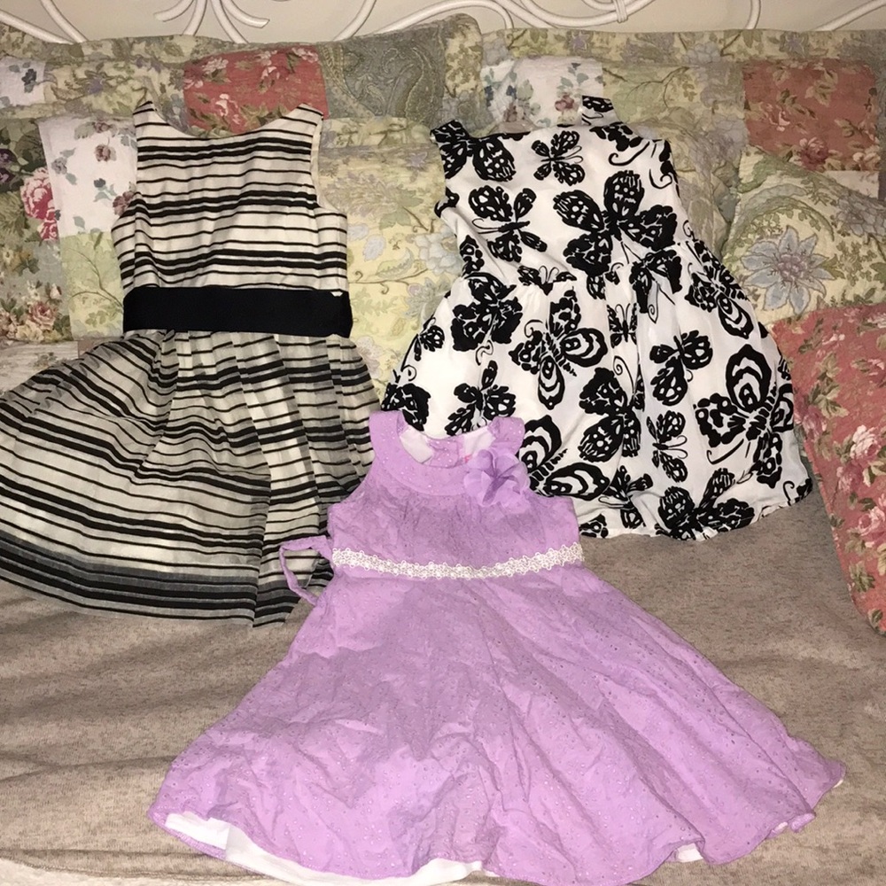 Girls sz 5, 3 dress bundle